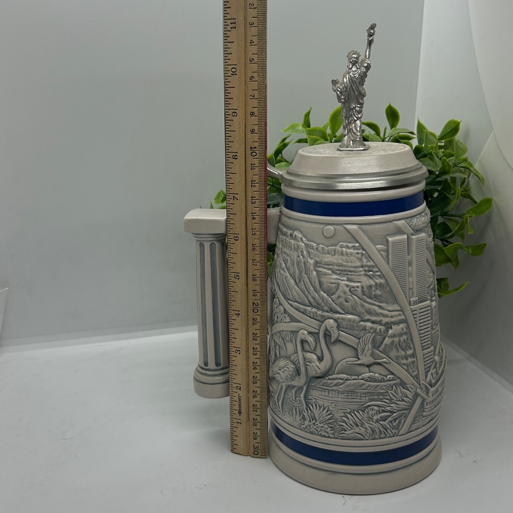 Vintage Avon 2002 America The Beautiful Beer Stein Avon Fine Collectibles #35446 - Picture 15 of 16